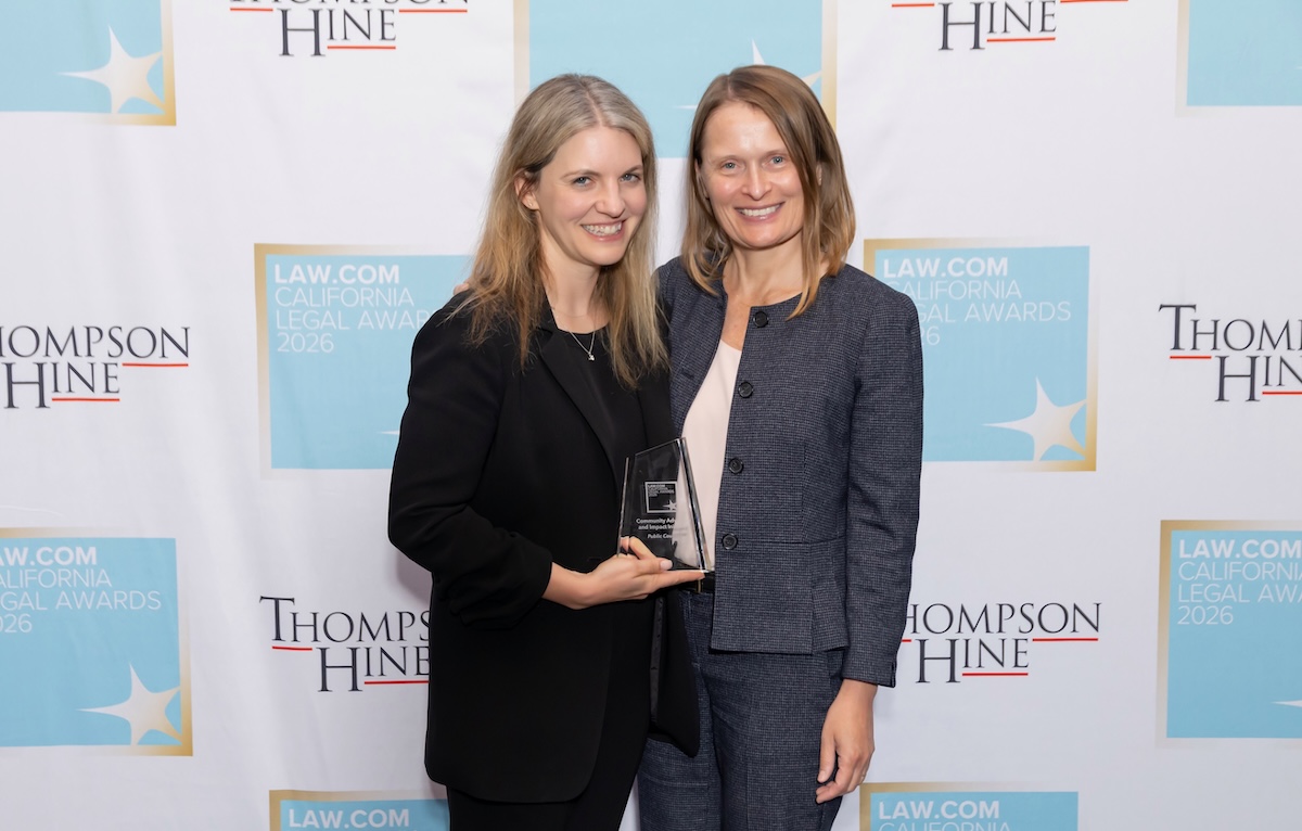 Public Counsel Wins 2026 California Legal Award for Community Advocacy and Impact